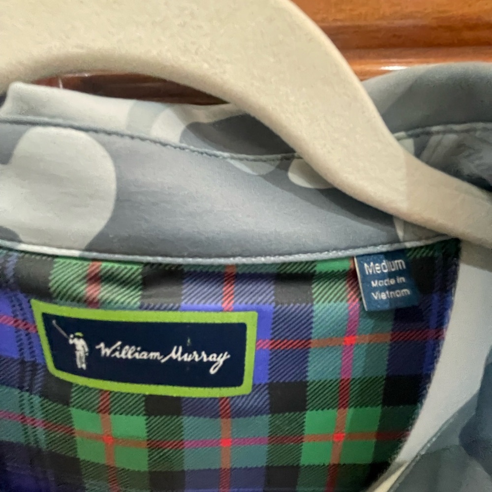 Gray Men’s Golf Shirt William Murray x Tito’s - Picture 5 of 8